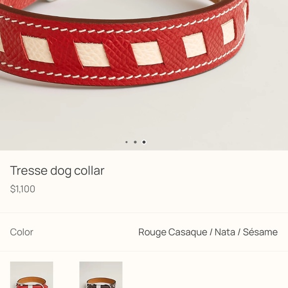 Authentic Hermes dog collar xs - Picture 2 of 8